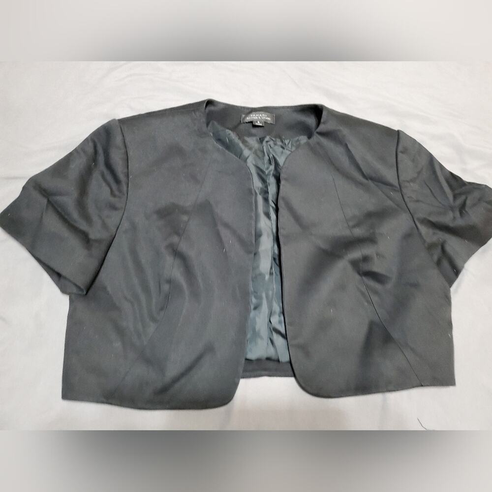 Black Short Sleeve Jacket
